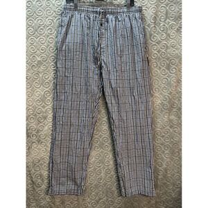 Fan Cloth Team Pants 2X Gingham Plaid Lounge Sleepwear Drawstring Elastic Waist‎